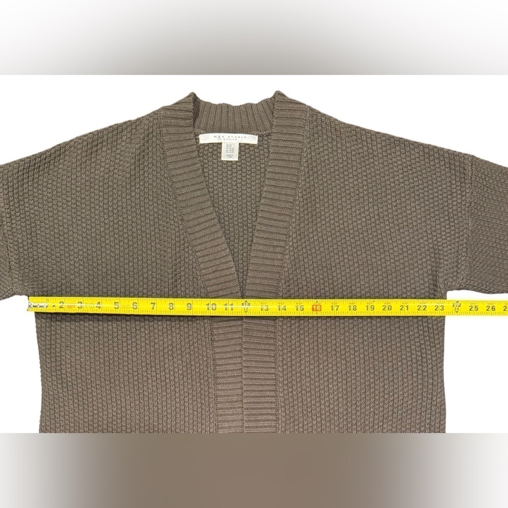 Max Studio Open Front Cardigan Women’s Size 2XL Green - Picture 8 of 10